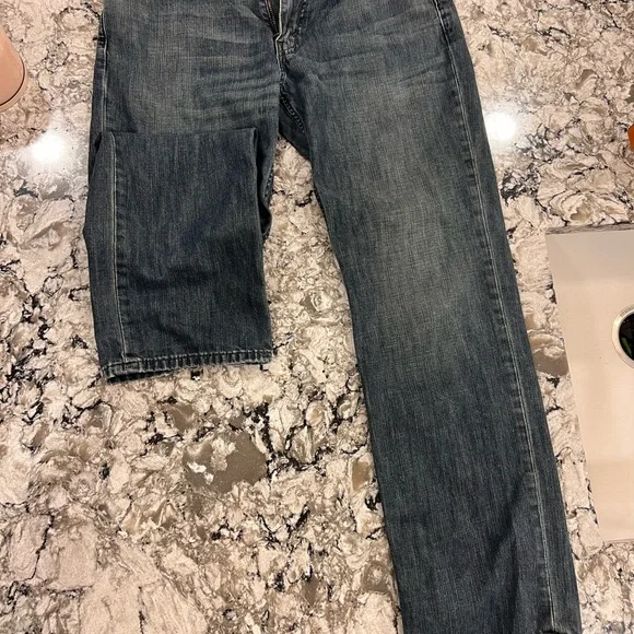 Levi's Men's Dark Gray Straight Jeans - Picture 4 of 5